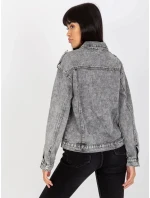 Dámská džínová bunda EM KR Šedá jeans model 20101358 - FPrice Dámská džínová bunda EM KR Šedá jeans model 20101358 - FPrice