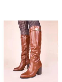 Kozačky na podpatku  model 221035 Solea