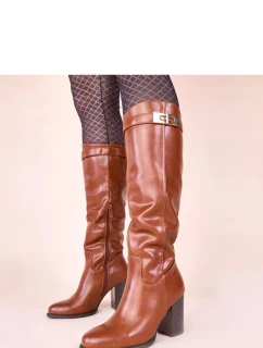 Kozačky na podpatku  model 221035 Solea