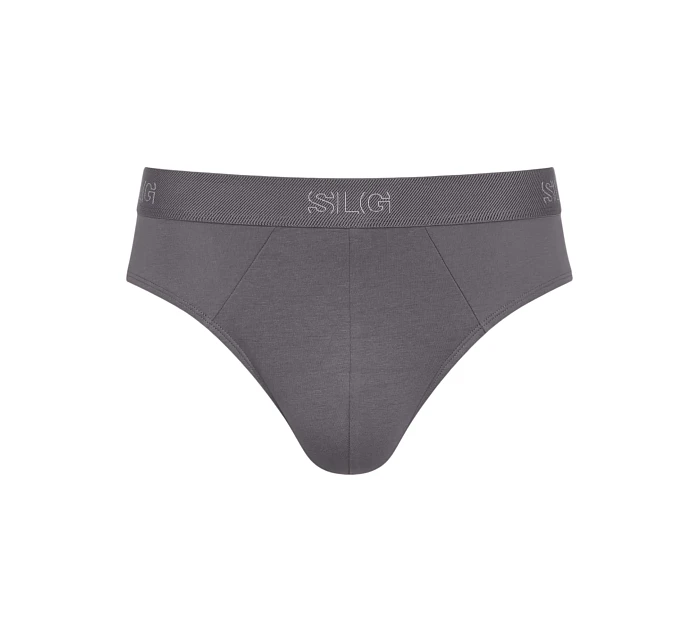 Pánské slipy SLG Base Brief C2P - šedé-tyrkysové V001 - SLOGGI