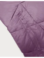 Fialová dámská zimní bunda s kapucí model 21247207 - Z-DESIGN