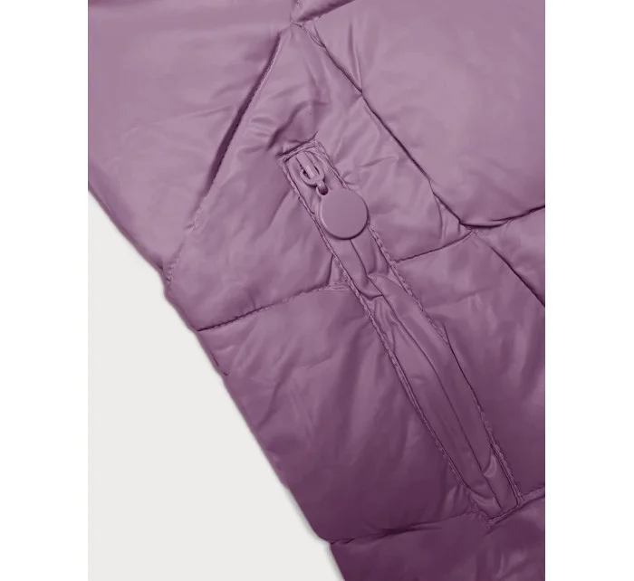 Fialová dámská zimní bunda s kapucí model 21247207 - Z-DESIGN