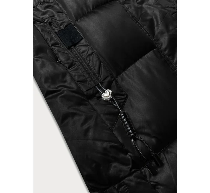 Černá prošívaná zimní bunda model 21248175 - S'WEST