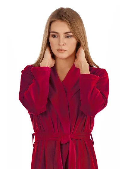 dámský župan model 20648578 vínová - Vestis