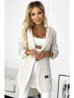 Dámský svetřík 488-1 Cardigan - Numoco basic