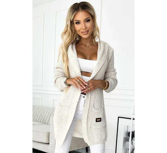 Dámský svetřík 488-1 Cardigan - Numoco basic