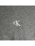 Calvin Klein Zip Fleece Hoodie Logo Tape Grey Heather mikina - LZ04RE285G-P7E pánské