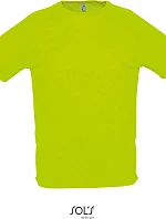 SOL'S Sporty Pánské raglánové sportovní tričko 25.1939 neon green