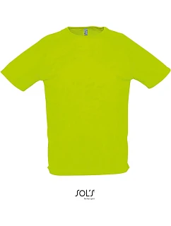 SOL'S Sporty Pánské raglánové sportovní tričko 25.1939 neon green