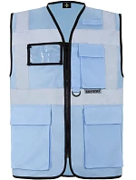 – Multifunkční vesta 76. sky blue model 22503127 - Korntex – Multifunkční vesta 76. sky blue model 22503127 - Korntex