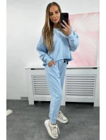 Set 2dílná mikina + kalhoty modrý