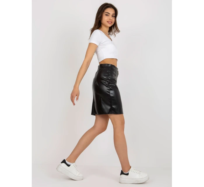 Spódnica LK SD model 21127149 czarny - FPrice Spódnica LK SD model 21127149 czarny - FPrice