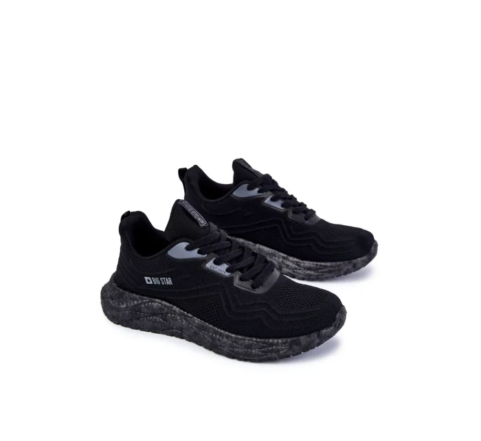 Lehká pánská sportovní obuv Big Star KK174018 Černá Lehká pánská sportovní obuv Big Star KK174018 Černá