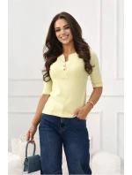 BLOUSE model 22011295 - OFF PINK BLOUSE model 22011295 - OFF PINK