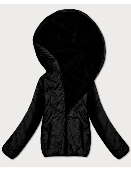 Černá oboustranná dámská bunda pro přechodné období S'West (B8546-101)