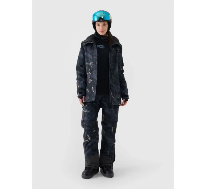 Dámská snowboardová bunda s membránou 10000 4F 4FWAW24TTJAF586-90A Dámská snowboardová bunda s membránou 10000 4F 4FWAW24TTJAF586-90A