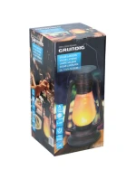 RETRO SOLÁRNÍ LAMPA TANČÍCÍ PLAMENY 54 LED SMD