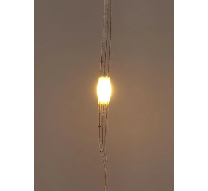 VÁNOČNÍ STROMEK SVĚTLA VENKOVNÍ/VNITŘNÍ SVĚTELNÝ ZÁVĚS 120 VEDL 300X60CM S DÁLKOVÝM OVLÁDÁNÍM TEPLÁ BÍLÁ