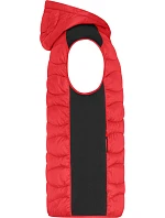 JN Pánská strečová fleecová vesta 02. red/black model 22414931 - Daiber