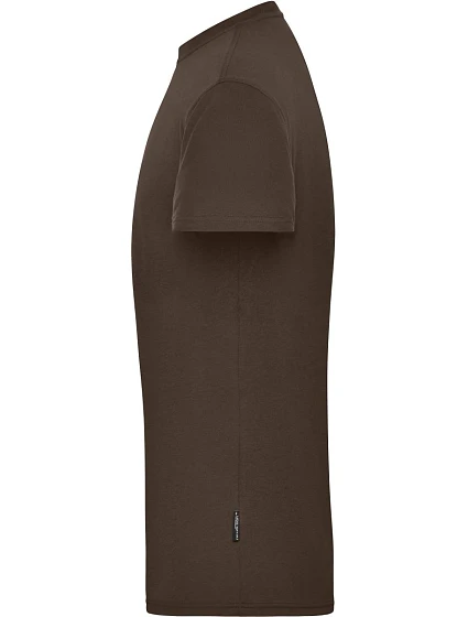 JN Pánské pracovní tričko z bio bavlny Solid 02. brown model 22415065 - Daiber