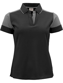 Printer Prime Polo Women Dámské piqué polo z těžké bavlny 61.5025 black/anthracite