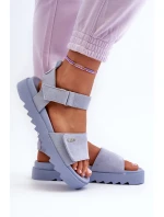 Semišové Sandály na Platformě Big Star model 21655470 - Big Star Shoes Semišové Sandály na Platformě Big Star model 21655470 - Big Star Shoes