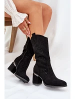 Kozačky  Po   Černé model 21686940 - S.Barski