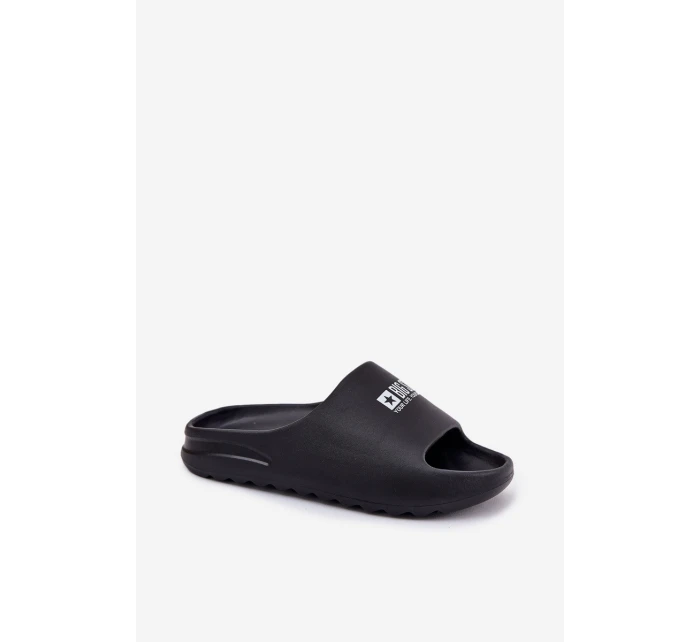 Pěnové Pantofle Pánské S Logem Big Star RR174A012 Černé Pěnové Pantofle Pánské S Logem Big Star RR174A012 Černé