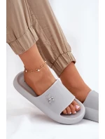 Dámské Pěnové Sandály Na Platformě S  Šedé model 21697225 - VINCEZA