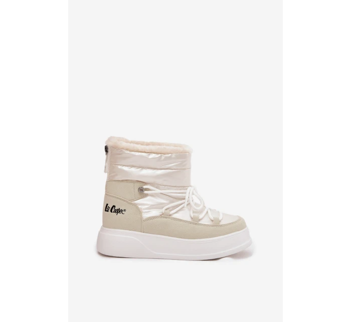 Dámské zimní boty Na platformě  25 03 Bílé model 21725149 - Lee Cooper