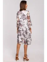 S214 Šifonové šaty se spadlým pasem - model 1