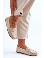 Dámské módní semišové mokasíny Bežové Rabell Dámské módní semišové mokasíny Bežové Rabell