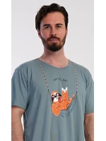 Pánská noční košile s krátkým rukávem model 21362744 - Vienetta MAN