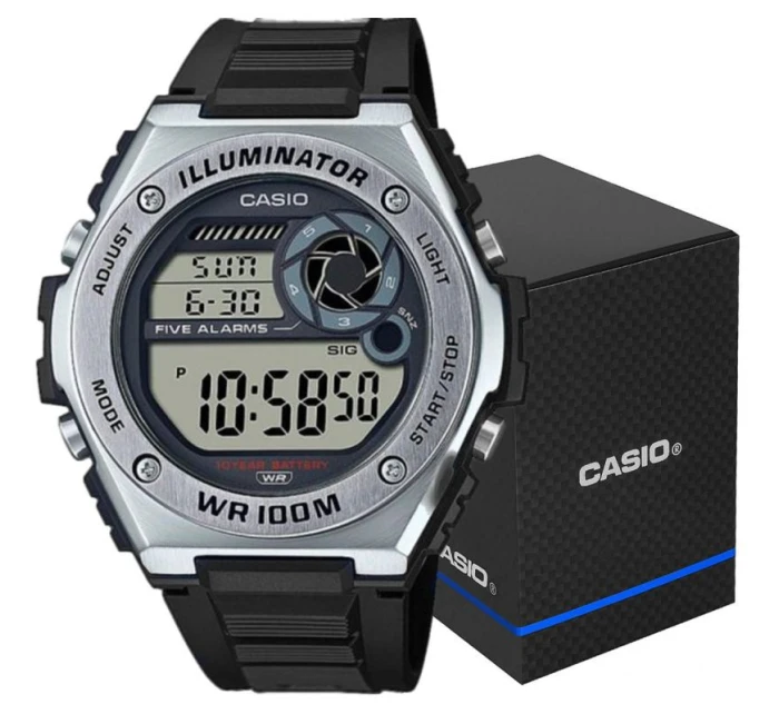 CASIO MWD-100H-9AVEF 10 BAR Plavecké hodinky Unisex + BOX CASIO MWD-100H-9AVEF 10 BAR Plavecké hodinky Unisex + BOX