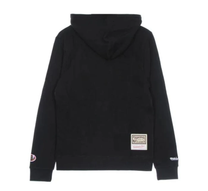 Mitchell & Ness NBA Cropped Logo Chicago Bulls mikina s kapucí černá