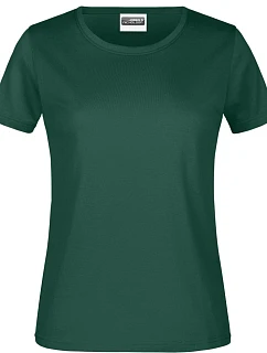 JN Dámské tričko z těžké bavlny 02.0 dark green model 22437120 - Daiber
