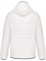 Kariban K 6110 Lehká pánská prošívaná bunda s kapucí 20.6110 white Kariban K 6110 Lehká pánská prošívaná bunda s kapucí 20.6110 white
