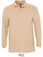 SOL'S Winter II Piqué polo s dlouhým rukávem 25.1353 sand SOL'S Winter II Piqué polo s dlouhým rukávem 25.1353 sand