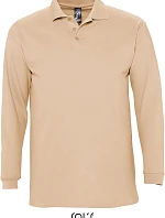 SOL'S Winter II Piqué polo s dlouhým rukávem 25.1353 sand