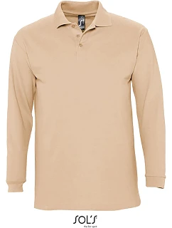 SOL'S Winter II Piqué polo s dlouhým rukávem 25.1353 sand