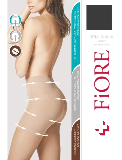 Fiore Total Slim 20 den M5206 barva:černá