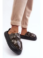 Lesklé Dámské Černé Kapce Big Star MM274130 Lesklé Dámské Černé Kapce Big Star MM274130