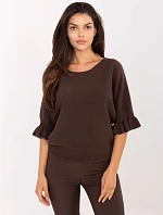 Jumper IT SW 99244.65 tmavě hnědý