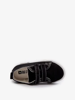 Dětské tenisky na suchý zip Big Star Black