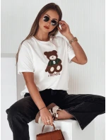 Dámské tričko ecru model 21976450 - Dstreet