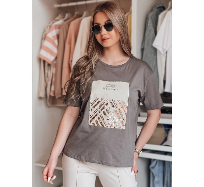 Dámské tričko CENTIA graphite FashionStreet RY2612