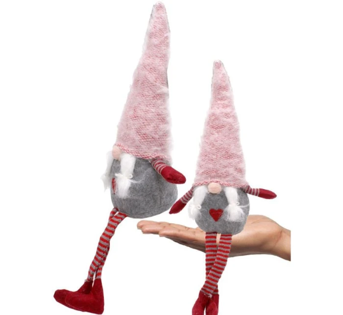 DÁMA TRPASLÍK S HUŇATÝM KLOBOUKEM 45+36CM