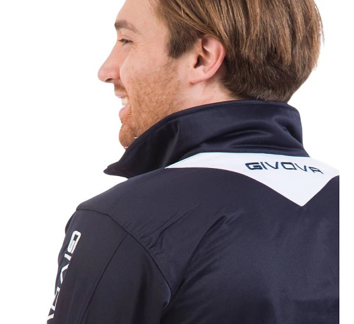 Unisex tepláková souprava Givova Visa v tmavě modré a bílé barvě 0403