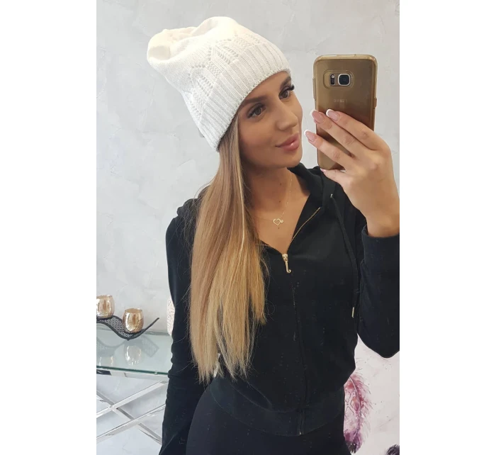 Dámská čepice Irmina model 18751853 bílá - K-Fashion