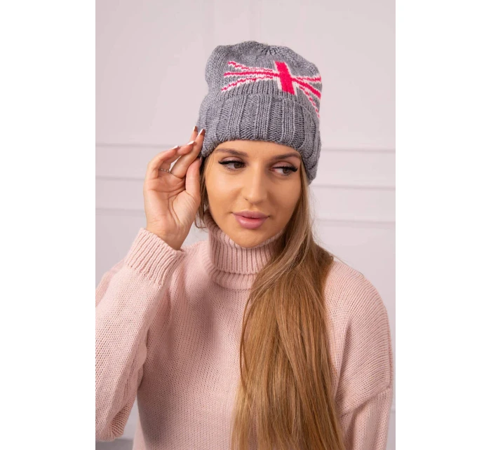 Dámská čepice  tmavě šedá model 18752287 - K-Fashion